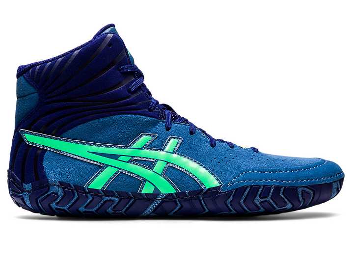 Asics AGGRESSOR 5 Moški Rokoborski Čevlji Azurno | Slovenija-6953842