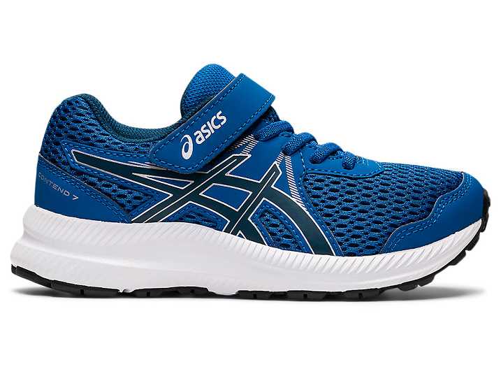 Asics CONTEND 7 Otroški Tekaški Čevlji Modre | Slovenija-5687243