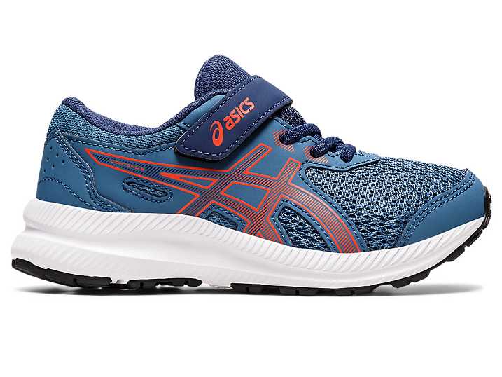 Asics CONTEND 8 Otroški Tekaški Čevlji Azurno Roza | Slovenija-9174683