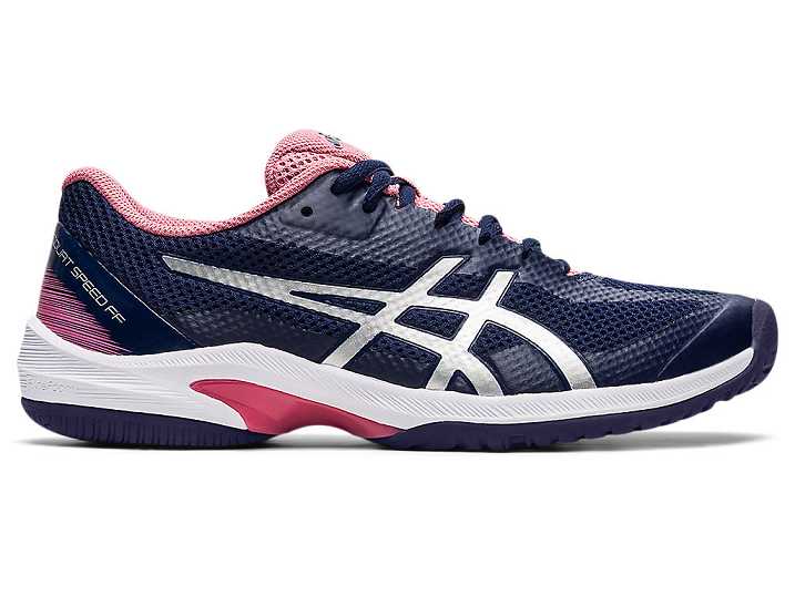 Asics Court Speed FF Ženske Teniški Copati Temno Modre Srebrne | Slovenija-0253479