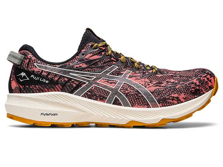 Asics Fuji Lite 3 Ženske Tekaški Čevlji Oranžne Svetlo Olivno Zelene | Slovenija-0563849