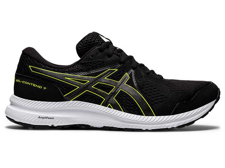 Asics GEL-CONTEND 7 Moški Tekaški Čevlji Črne Zelene | Slovenija-1362954