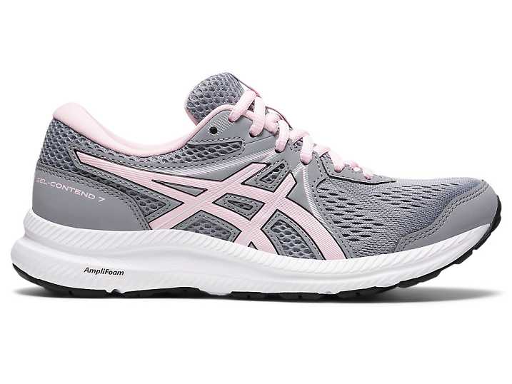 Asics GEL-CONTEND 7 Ženske Pohodni Čevlji Sive Roza | Slovenija-6520819