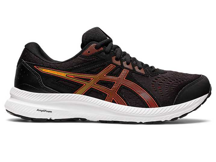 Asics GEL-CONTEND 8 EXTRA WIDE Moški Tekaški Čevlji Črne Roza | Slovenija-7435062