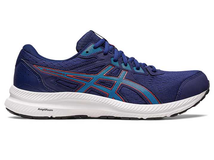 Asics GEL-CONTEND 8 EXTRA WIDE Moški Tekaški Čevlji Modre | Slovenija-8710294