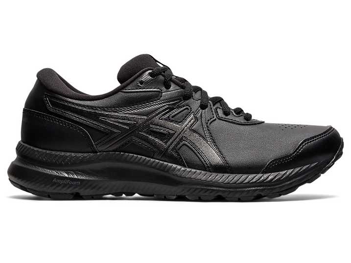 Asics GEL-CONTEND WALKER WIDE Ženske Pohodni Čevlji Črne | Slovenija-8102649