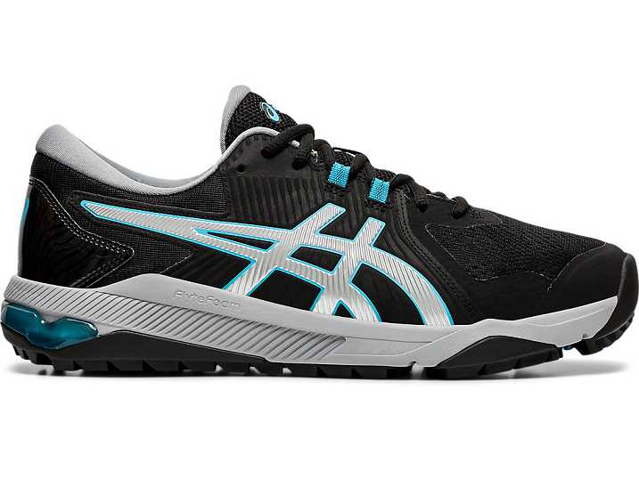 Asics GEL-COURSE GLIDE Moški Čevlji Za Golf Črne Srebrne | Slovenija-4102798