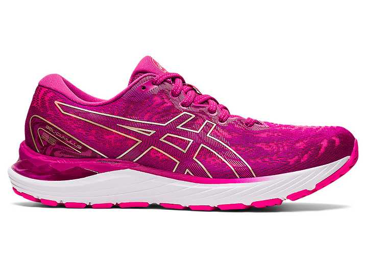 Asics GEL-CUMULUS 23 Ženske Tekaški Čevlji Fuksije Rdeče | Slovenija-7402369