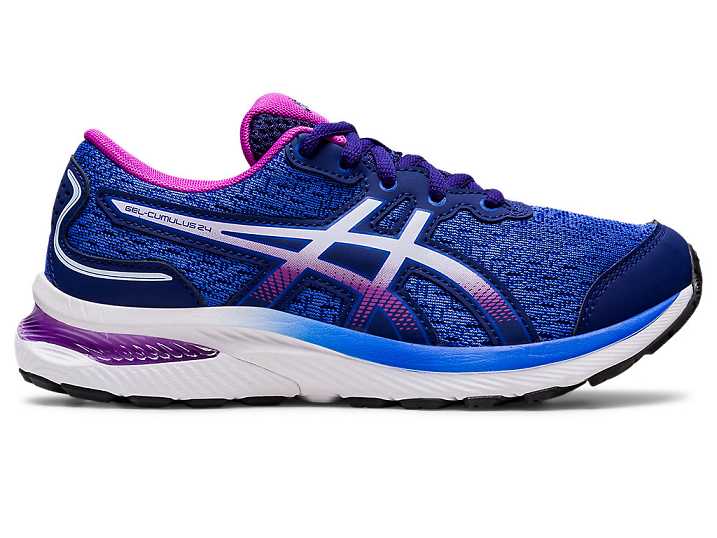 Asics GEL-CUMULUS 24 Otroški Tekaški Čevlji Modre | Slovenija-3274690