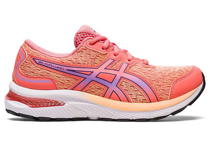 Asics GEL-CUMULUS 24 Otroški Tekaški Čevlji Oranžne Vijolične | Slovenija-7452913