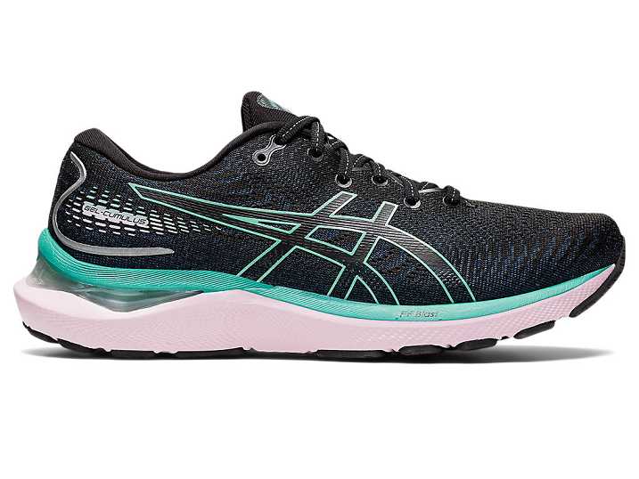 Asics GEL-CUMULUS 24 Ženske Tekaški Čevlji Črne Olivno Zelene | Slovenija-0248637