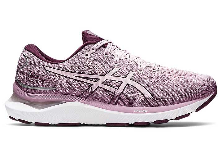 Asics GEL-CUMULUS 24 Ženske Tekaški Čevlji Roza Temno Vijolične | Slovenija-2481536