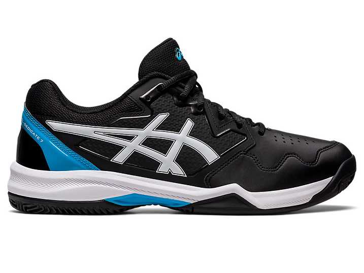 Asics GEL-DEDICATE 7 CLAY Moški Teniški Copati Črne Modre | Slovenija-1324059