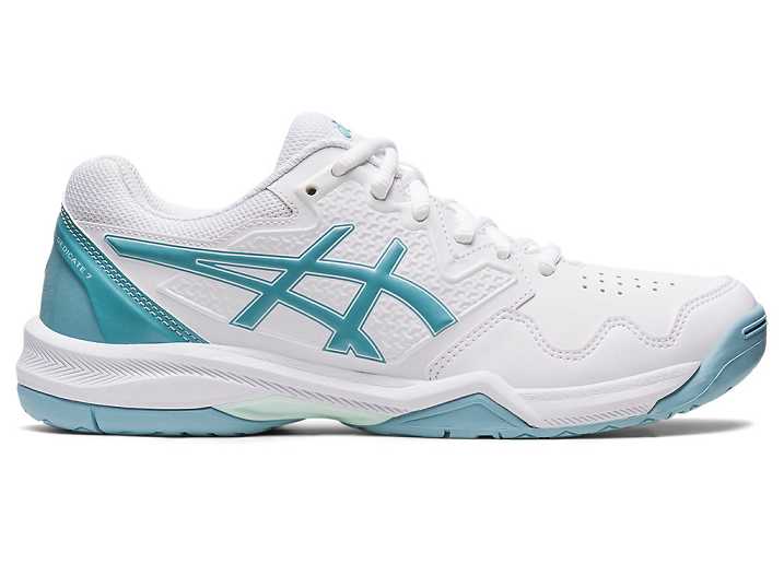 Asics GEL-DEDICATE 7 Ženske Teniški Copati Bele Modre | Slovenija-0643718