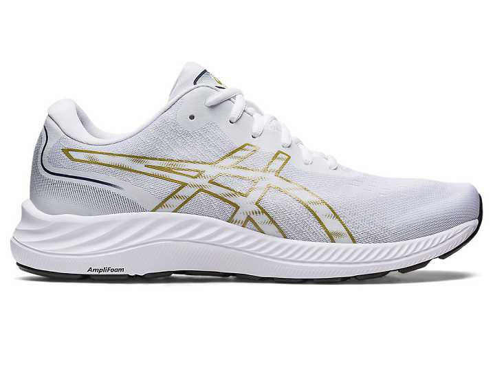 Asics GEL-EXCITE 9 Moški Tekaški Čevlji Bele Olivno Zelene | Slovenija-2410758