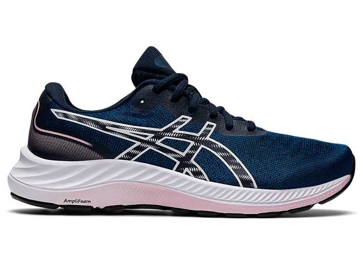 Asics GEL-EXCITE 9 Ženske Pohodni Čevlji Modre Bele | Slovenija-0567892