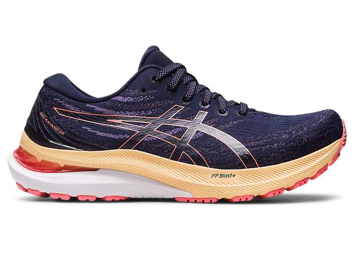 Asics GEL-KAYANO 29 WIDE Ženske Tekaški Čevlji Temno Modre | Slovenija-1408362