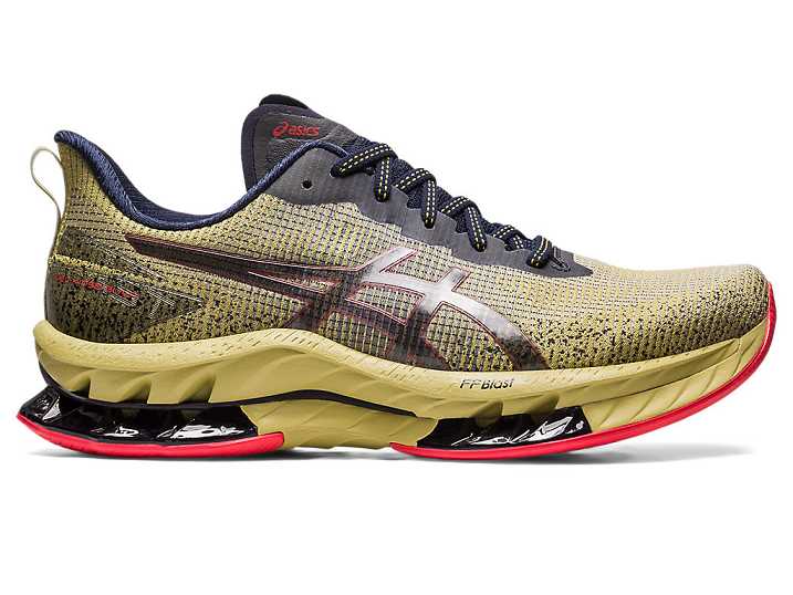 Asics GEL-KINSEI BLAST LE 2 Moški Tekaški Čevlji Olivno Zelene Rdeče | Slovenija-8619703