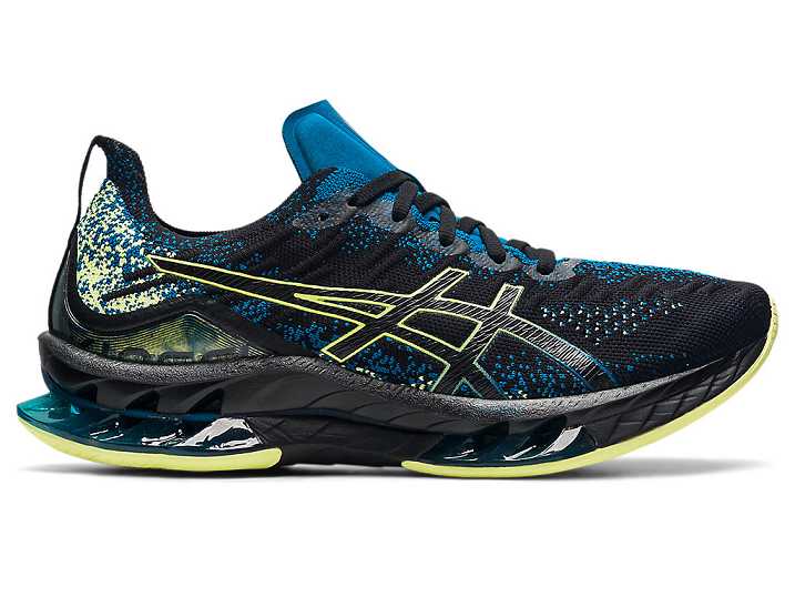 Asics GEL-KINSEI BLAST Moški Tekaški Čevlji Črne Rumene | Slovenija-9825764