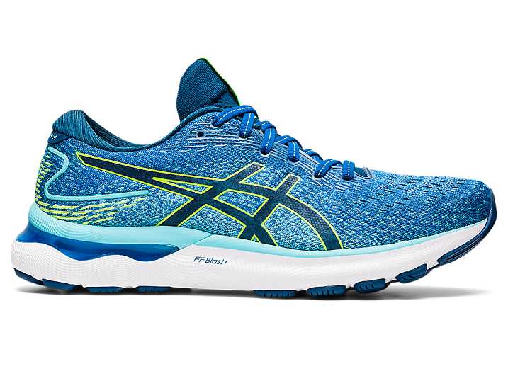 Asics GEL-NIMBUS 24 Moški Tekaški Čevlji Modre Zelene | Slovenija-6735910