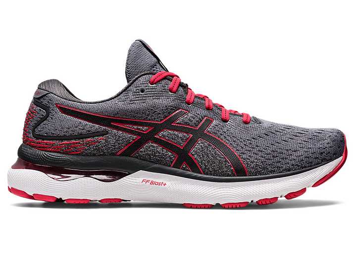 Asics GEL-NIMBUS 24 Moški Tekaški Čevlji Črne Rdeče | Slovenija-7193526