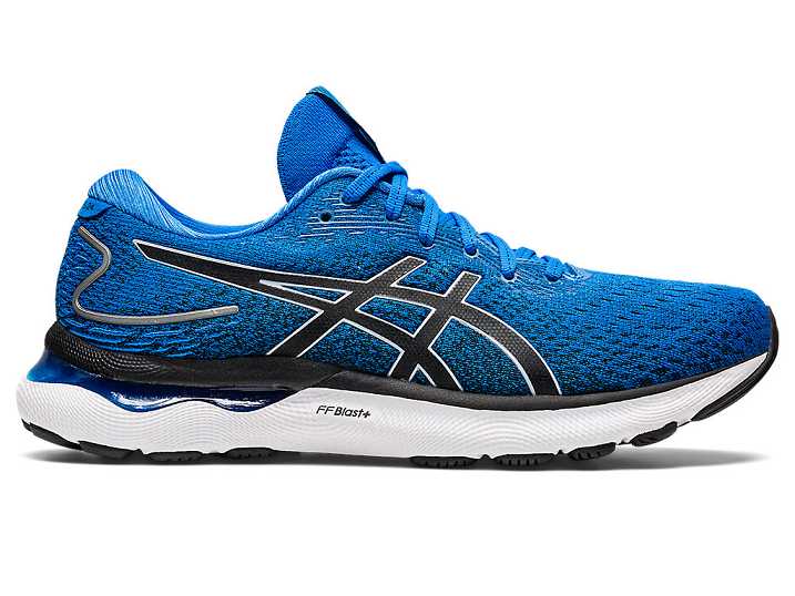 Asics GEL-NIMBUS 24 Moški Tekaški Čevlji Modre Sive | Slovenija-9843261