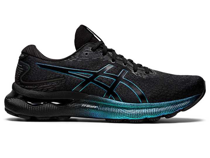 Asics GEL-NIMBUS 24 PLATINUM Moški Tekaški Čevlji Črne | Slovenija-9351826