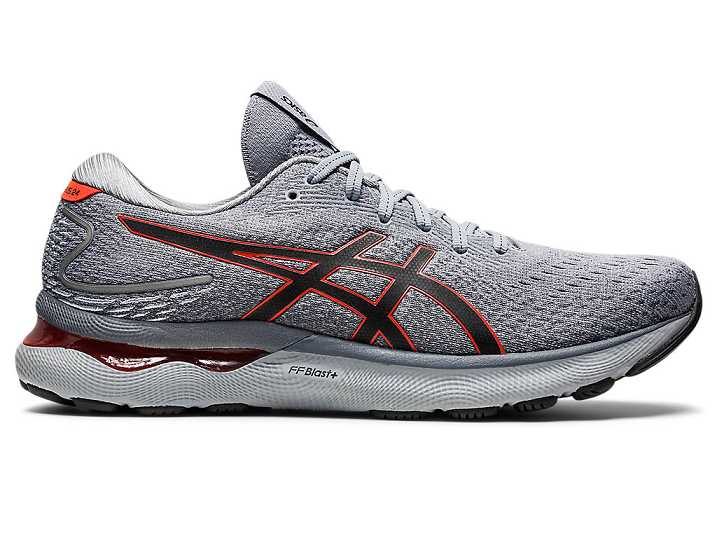 Asics GEL-NIMBUS 24 WIDE Moški Tekaški Čevlji Sive Roza | Slovenija-8196573