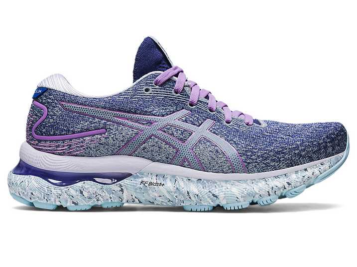 Asics GEL-NIMBUS 24 Ženske Tekaški Čevlji Svetlo Modre Bele | Slovenija-2309487