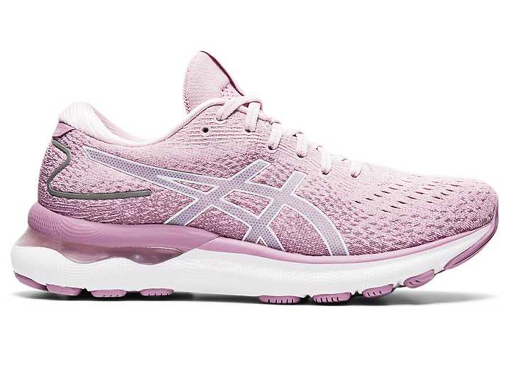 Asics GEL-NIMBUS 24 Ženske Tekaški Čevlji Roza Bele | Slovenija-7694301