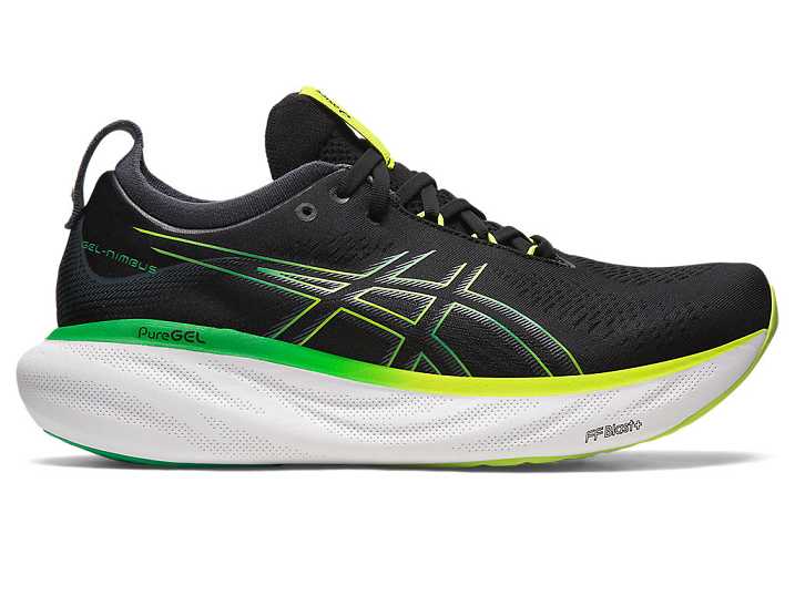 Asics GEL-NIMBUS 25 Moški Tekaški Čevlji Črne Svetlo Zelene | Slovenija-1076349