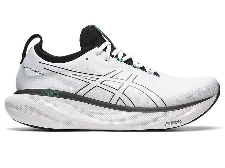 Asics GEL-NIMBUS 25 Moški Tekaški Čevlji Bele Črne | Slovenija-2471903