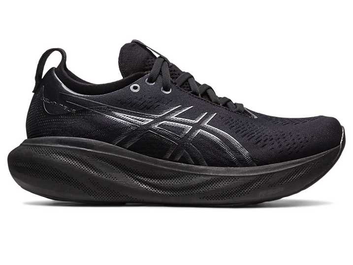 Asics GEL-NIMBUS 25 Ženske Tekaški Čevlji Črne Temno Sive | Slovenija-9230587