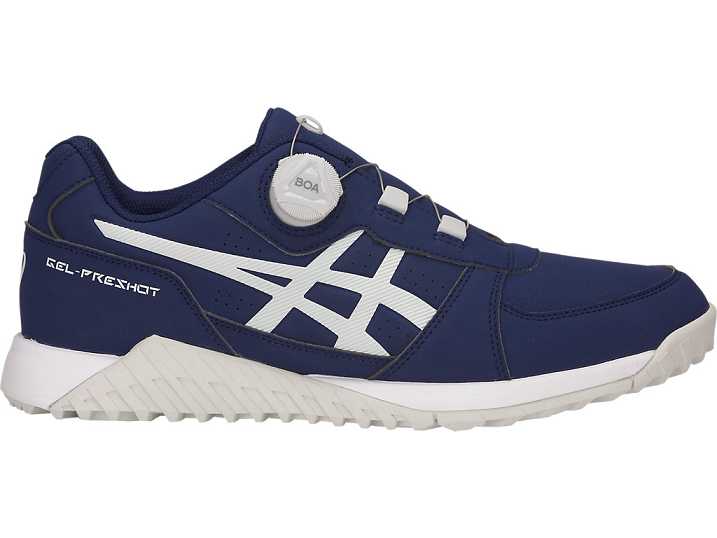 Asics GEL-PRESHOT BOA Moški Čevlji Za Golf Temno Modre Sive | Slovenija-4608973