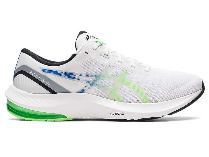 Asics GEL-PULSE 13 Moški Pohodni Čevlji Bele Svetlo Zelene | Slovenija-2749385