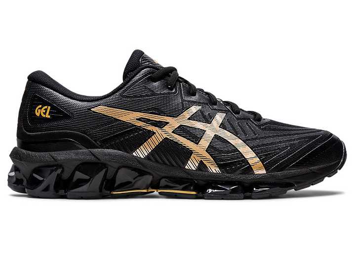 Asics GEL-QUANTUM 360 VII Ženske Superge Črne Zlate | Slovenija-2849513