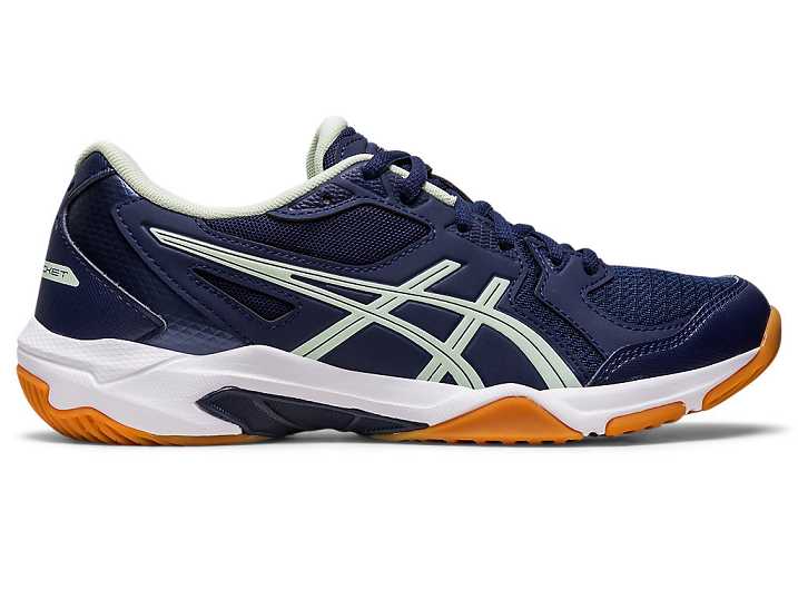 Asics GEL-ROCKET 10 Ženske Odbojkarski Čevlji Temno Modre Zelene | Slovenija-2941835