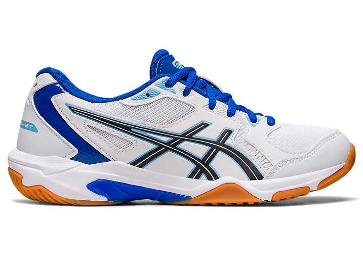 Asics GEL-ROCKET 10 Ženske Odbojkarski Čevlji Bele Modre | Slovenija-4271589