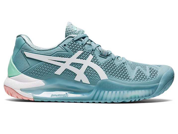 Asics GEL-Resolution 8 Ženske Teniški Copati Modre Bele | Slovenija-1532496