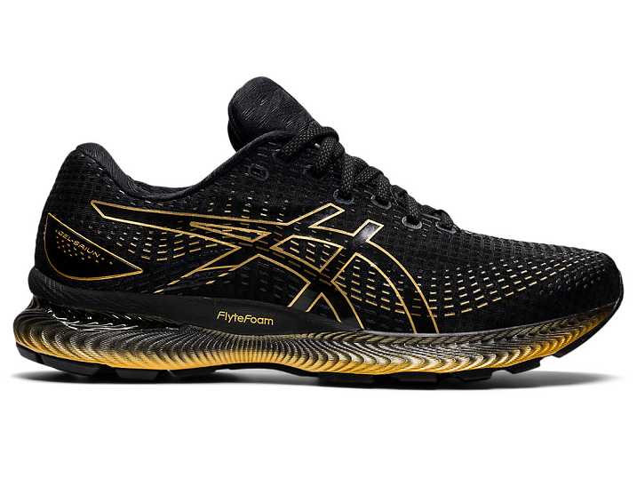 Asics GEL-SAIUN Moški Tekaški Čevlji Črne Zlate | Slovenija-4763915