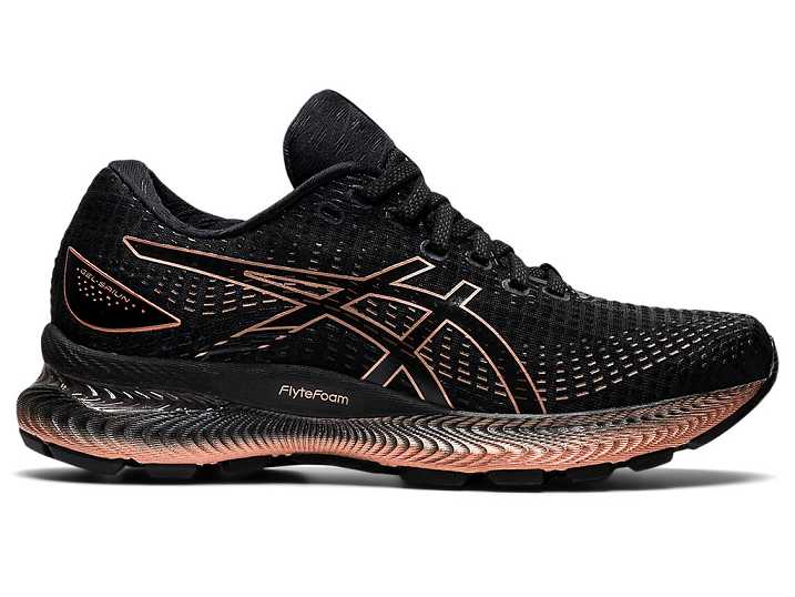 Asics GEL-SAIUN Ženske Tekaški Čevlji Črne Roza Zlate | Slovenija-8630417