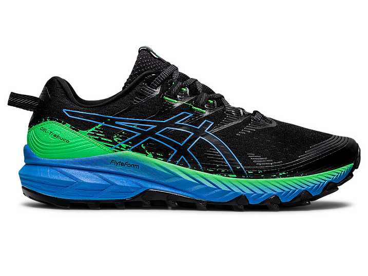 Asics GEL-TRABUCO 10 Moški Tekaški Čevlji Črne Modre | Slovenija-0617359