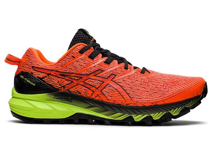 Asics GEL-TRABUCO 10 Moški Tekaški Čevlji Oranžne Črne | Slovenija-7349162