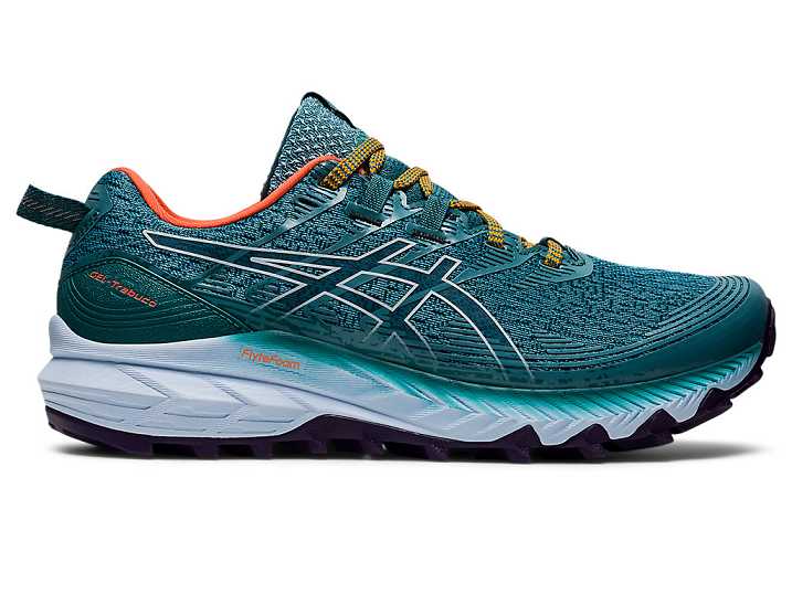 Asics GEL-TRABUCO 10 Ženske Tekaški Čevlji Temno Zelene | Slovenija-1906278