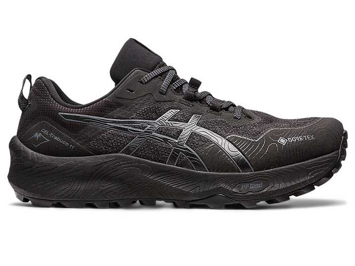 Asics GEL-TRABUCO 11 GTX Moški Tekaški Čevlji Črne Sive | Slovenija-9647835