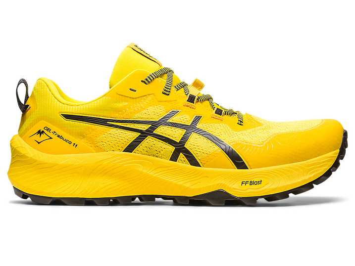 Asics GEL-TRABUCO 11 Moški Tekaški Čevlji Zlate Rumene Črne | Slovenija-0267548