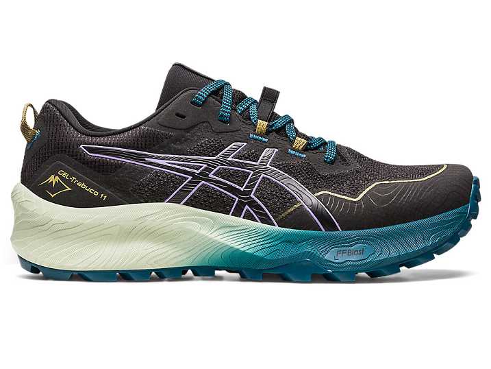 Asics GEL-TRABUCO 11 Ženske Tekaški Čevlji Črne Vijolične | Slovenija-5730198