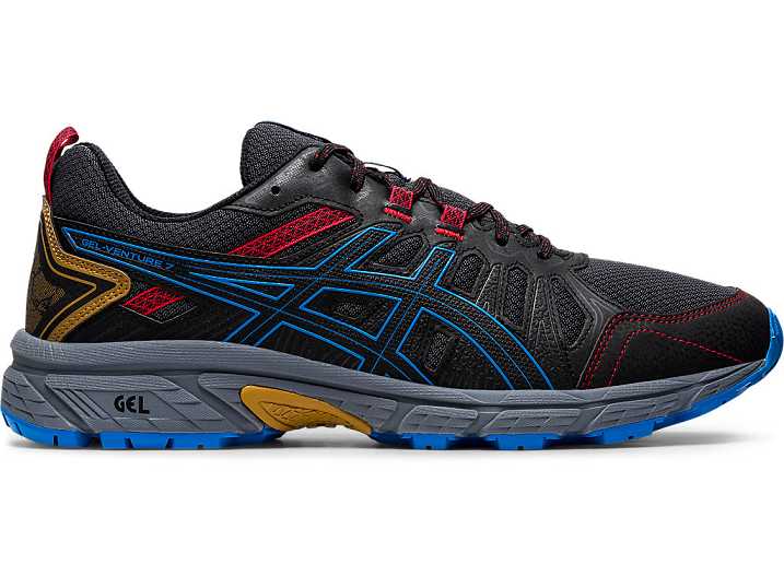 Asics GEL-VENTURE 7 Moški Tekaški Čevlji Temno Sive Modre | Slovenija-7938056