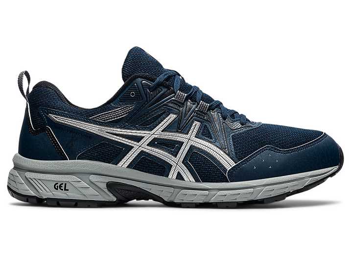 Asics GEL-VENTURE 8 EXTRA WIDE Moški Tekaški Čevlji Modre Srebrne | Slovenija-9810723