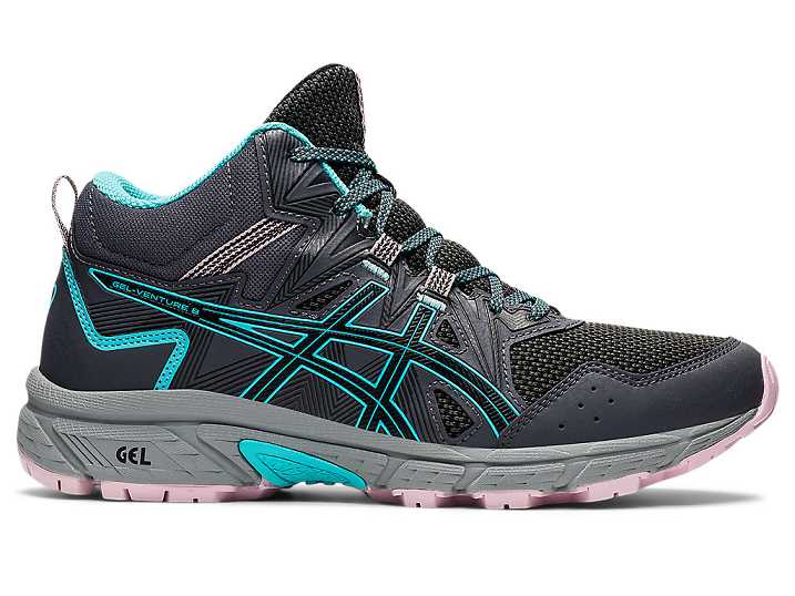 Asics GEL-VENTURE 8 MT Ženske Tekaški Čevlji Temno Sive Mete | Slovenija-8279350